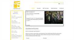 Desktop Screenshot of galleria5.artoulu.fi